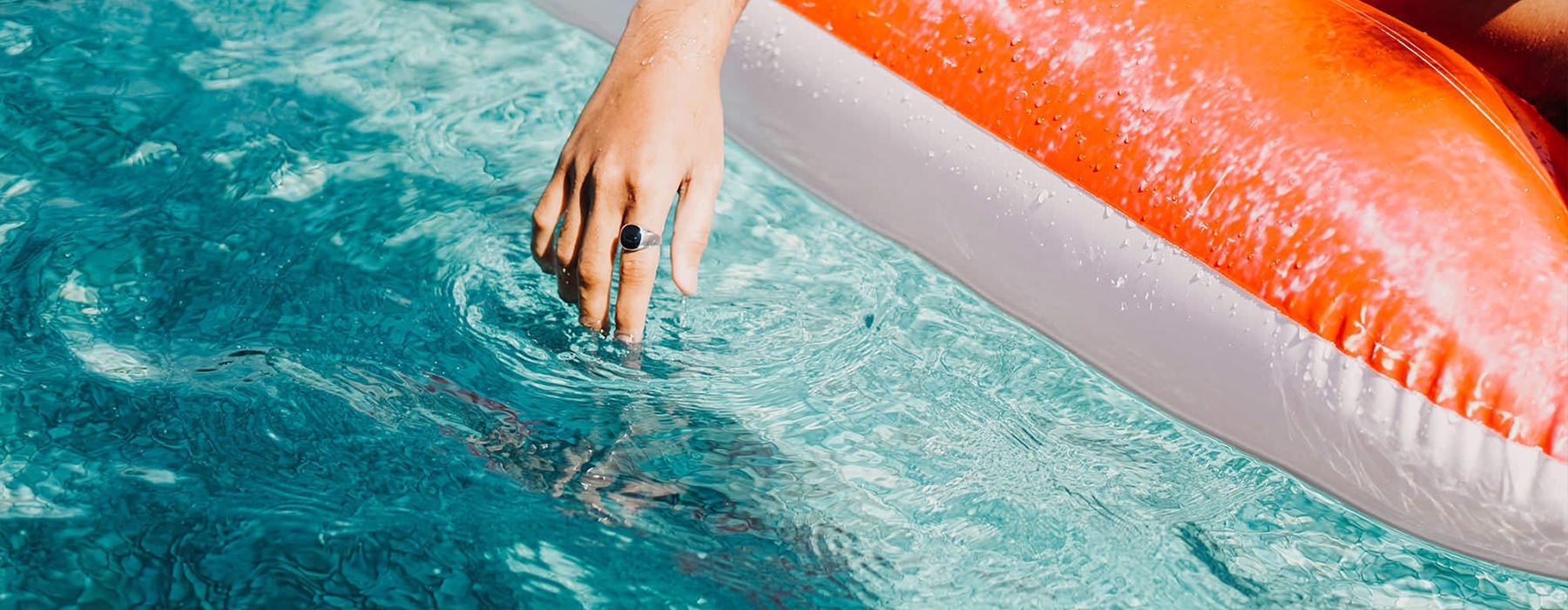 person in pool